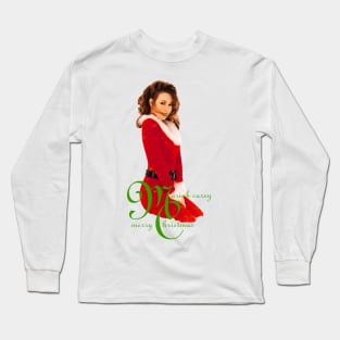 90s Mariah Carey Christmas Long Sleeve T-Shirt